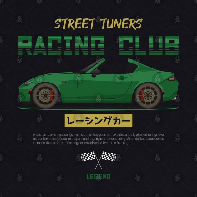 Tuner Green ND Miata Roadster JDM by GoldenTuners